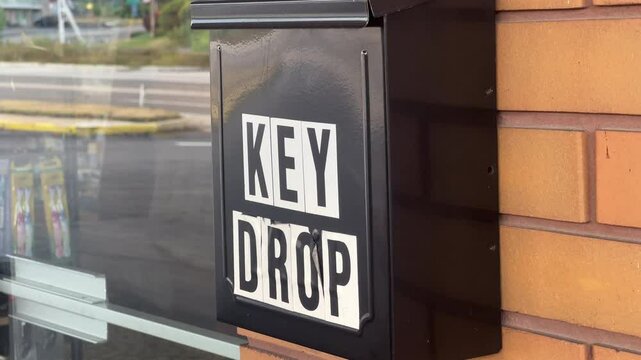 Key Drop box at small motel 4k
