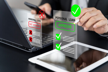 Loan approval from a bank or company that allows individuals or organizations to borrow money