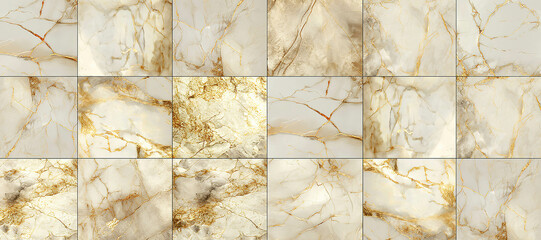 white gold checkered marble wall background, box 8