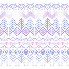 Thai pastel seamless pattern