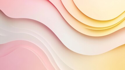 Serene Minimalistic Background with Warm Pink and Yellow Gradient Transitions for Modern Design Aesthetic