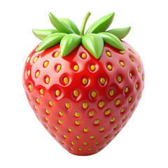 strawberry isolated on white background