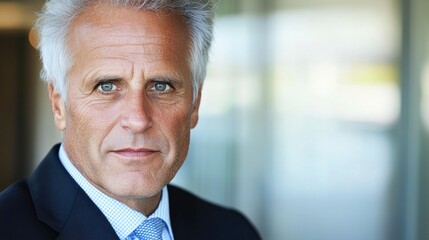 Naklejka premium 明るいオフィス環境でセールス ピッチ会議に参加するプロのビジネスマン