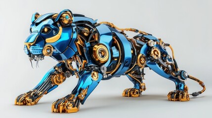 A Mechanical Panther: A Futuristic Robotic Design