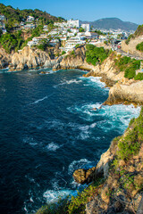 Acapulco beach, costa, Mexico. Pacific ocean