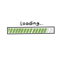 Loading progress bar icon