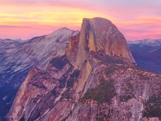 Fototapeta premium sunset in the mountains