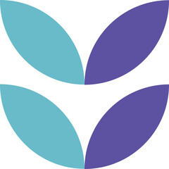 simple flat art abstract icons