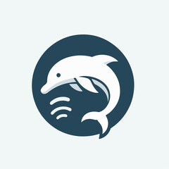 Illustration of a dolphin