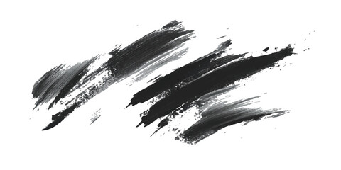 ink brush touch. black ink brush strokes frame. Black ink background painted by brush
