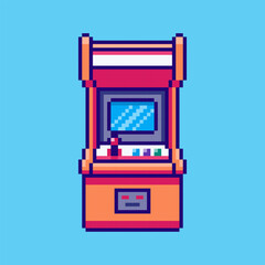 Pixel art arcade machine game asset design © Rahmat