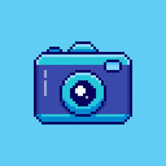 Pixel art style camera design