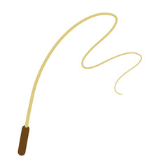 silhouette whip rope