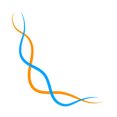 Braided  intertwined lines