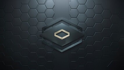 dark hexagon background