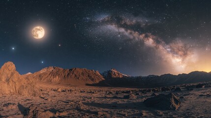 The influence of the moon on astrophotography: How does the moon brightness affect the visibility of distant galaxies and constellations