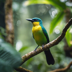 Obraz premium Colorful Bird Closeup