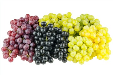 Grapes isolated on background