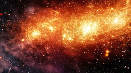 Fototapeta premium Big colorful fireworks background, HD detail, super high resolution