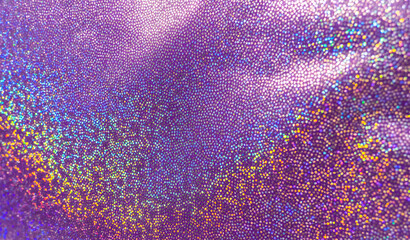 Shiny purple glitter halftone dotted background