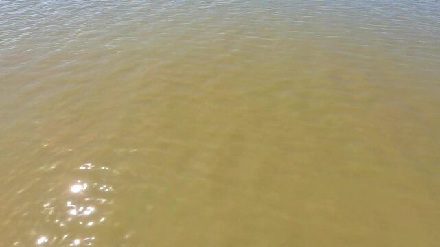 Sunlight Reflecting on Water Surface