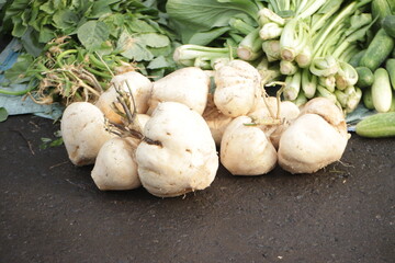 vegetables in the market