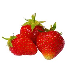 Strawberry  on white background 