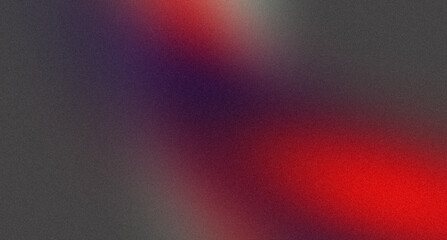 Vibrant magenta red blue color grainy gradient background, copy space.
