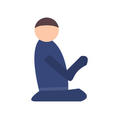 Praying Vector Icon
