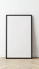 モダンな黒枠のフレームとミニマルなデコレーション | Modern Black Frame with Minimalist Decoration