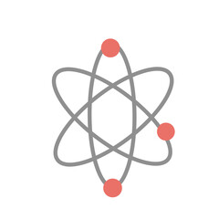 Atom Molecule logo vector