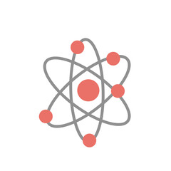 Atom Molecule logo vector