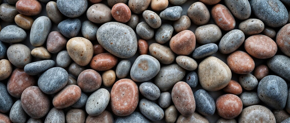 Colorful Polished Stones with Gold Accents