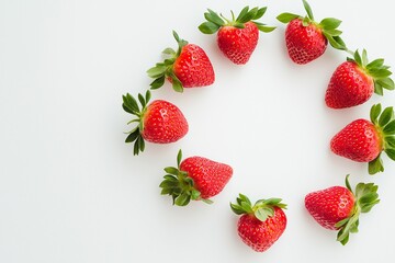 strawberry isolated on background