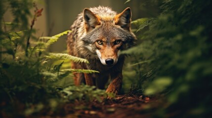 Obraz premium Wolf in the Forest