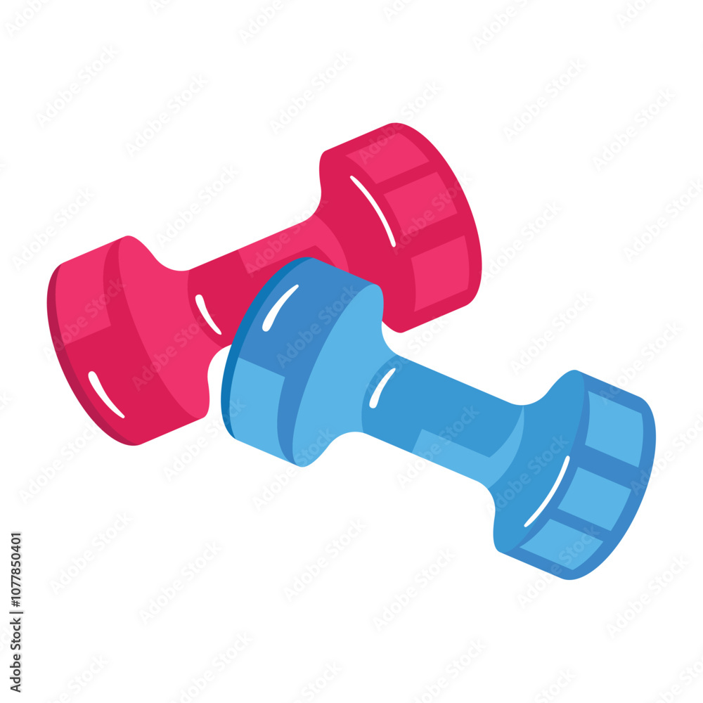 Poster gym training dumbbell