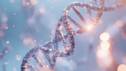 Three-dimensional double helix DNA structure and gene sequence