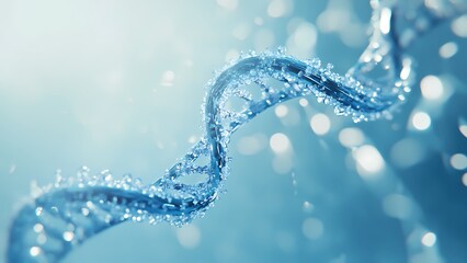 Three-dimensional double helix DNA structure and gene sequence