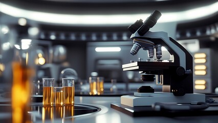 Precision laboratory microscopy equipment