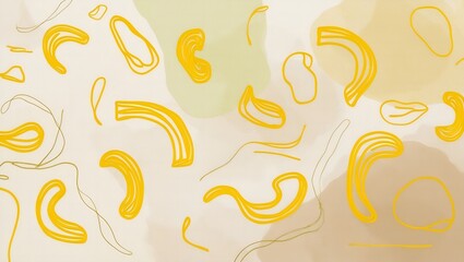 seamless pattern with yellow flowers