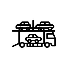 Truck icon symbol vector illustration
