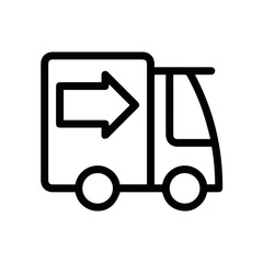 Truck icon symbol vector illustration
