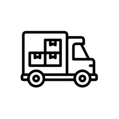 Truck icon symbol vector illustration
