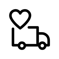 Truck icon symbol vector illustration
