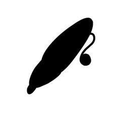 fountain pen silhouette icon