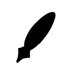 fountain pen silhouette icon