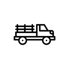 Truck icon symbol vector illustration
