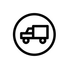 Truck icon symbol vector illustration
