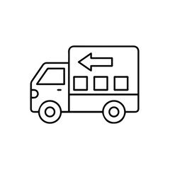 Truck icon symbol vector illustration
