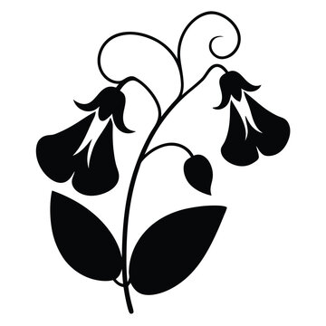 recommend clip art: Sweet Pea Flower Vector Art.